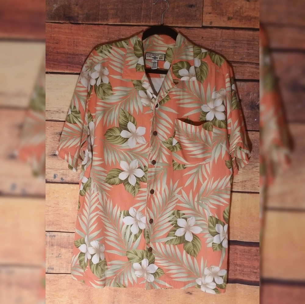 Caribbean Joe Hawaiian shirt Large
